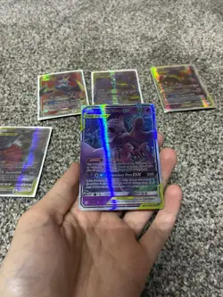 Mewtwo & Mew GX 71/236 Full Art Holo TAG TEAM - Unified Minds - Pokemon TCG - Image 1