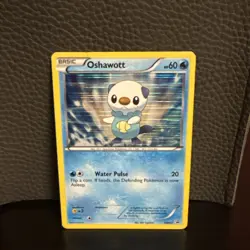 Pokemon TCG Oshawott BW03 Black & White Holo Promo LP - Image 1
