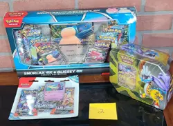 pokemon lot , sealed lot snorlax ex box , pokemon tin and blister pack - Image 2
