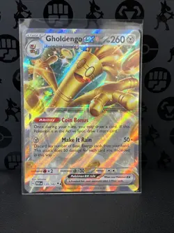 Pokemon SV04 Paradox Rift: Gholdengo EX - 139/182 - Double Rare - NM/M - Image 1