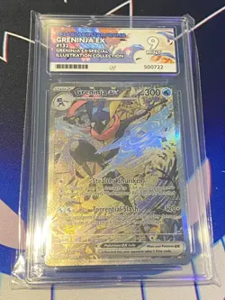 Greninja EX SVP 132 Pokemon TCG Black Star Promo Gem Mint ACE 9 with ACE Label - Image 1