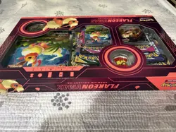 Pokemon Flareon VMAX Premium Collection Box Alt Art Promo SWSH180 Factory Sealed - Image 3