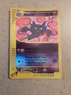 Pokemon TCG Haunter 80/165 E-Reader Expedition Base Set Reverse Holo - Image 1