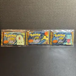 Pokemon 3 x Booster Packs Topps Johto Series 3 Factory Sealed TOPPS 2001 - Image 1