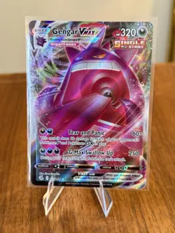 Pokemon Gengar VMAX 157/264 Fusion Strike Ultra Rare Full Art Holo NM - Image 1