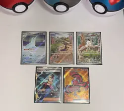 PHANTASMAL FLAMES POKEMON LOT OF 5 ME02 PFE TCG NM M WITH CHARIZARD SLEEVES - Image 4