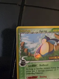 Pokemon Snorlax 10/101 Delta Species EX Dragon Frontiers Reverse Holo Stamped NM - Image 2