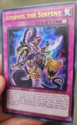 YUGIOH- Apophis the Serpent - MZTM-EN010 - Ultra Rare - 1st Edition - Image 2