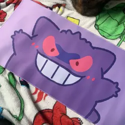 Gengar Rubber Playmat Play Mat For Tcg Trading Card Game Pokemon Cards Mouse Pad - Image 1