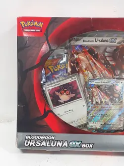 Pokemon TCG Bloodmoon Ursaluna EX Box Bundle With Cards & Boosters New Sealed - Image 2