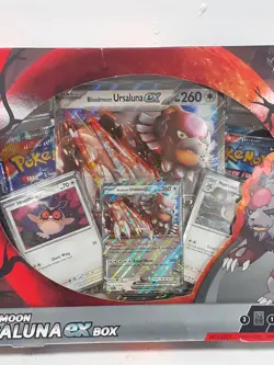 Pokemon TCG Bloodmoon Ursaluna EX Box Bundle With Cards & Boosters New Sealed - Image 3