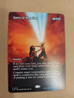 Force of Negation (Borderless) - Avatar: The Last Airbender: Non-Foil (TLE)#0013 - Image 1
