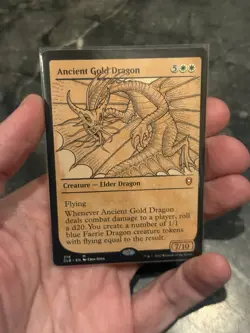 Ancient Gold Dragon (Showcase) Commander Legends: Battle for Baldur's Gate... - Image 1