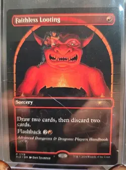 Faithless Looting Secret Lair Drop MTG Regular Near Mint - Image 1