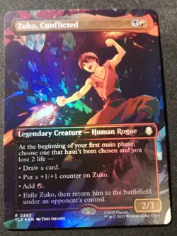 Zuko, Conflicted - Foil - Borderless - TLA - MTG - EN - NM - 0302 - Image 1