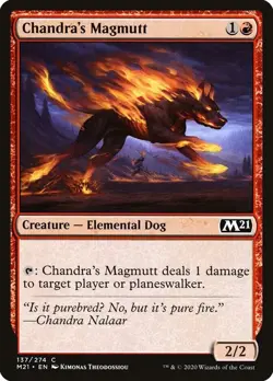 MTG Chandra's Magmutt NM Core Set 2021 (M21) Regular Common #137 - Image 1