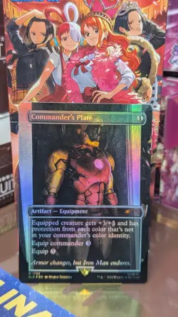 Magic Commander's Plate (1733) - MTG FOIL - Secret Lair Drop Marvel SLD Ironman - Image 1