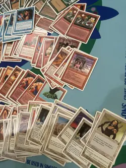 HUGE Lot Of Over 100 Vintage White Border Magic The Gathering Cards MTG - Image 3