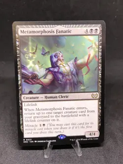 MTG Metamorphosis Fanatic 0021 Commander: Duskmourn Rare NM - Image 1