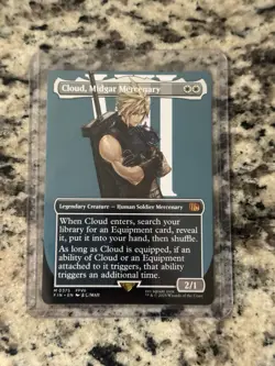 Cloud, Midgar Mercenary - Borderless Light Play, English Magic the Gathering MTG - Image 1