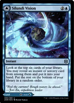 MTG Silundi Vision (080) | NM Foil | Zendikar Rising {ZNR} - Image 2