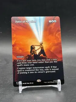 MTG Force of Negation Avatar: The Last Airbender Borderless Non-Foil NM Magic 13 - Image 1