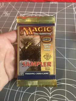 Vintage Magic The Gathering Sampler Sealed Pack 10 Cards - Image 1