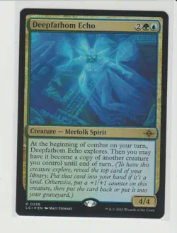 Deepfathom Echo Foil Rare MtG Card LCI 228 - Image 1