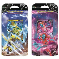 Pokemon TCG V Battle Decks Deoxys & Zeraora Combo Box Set Sealed Ships 10/14 - Image 1