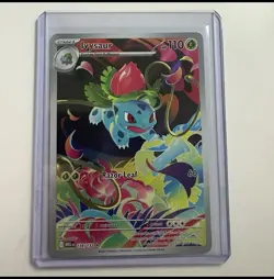 Pokemon TCG Ivysaur 134/132 ME01: Mega Evolution Illustration Rare Near Mint - Image 1