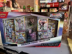 Pokemon TCG Scarlet and Violet Prismatic Evolutions Premium Figure Collection - Image 1