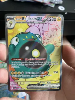 Iono's Bellibolt ex pokemon journey together NM 172/159 Full art ultra rare - Image 1