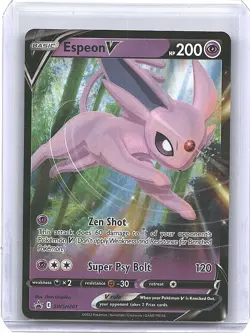 Pokemon TCG Espeon V SWSH Black Star Promo SWSH201 Holo Promo FAST SHIP - Image 1