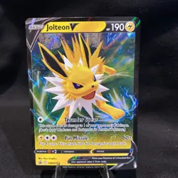 Pokemon TCG Jolteon V SWSH Black Star Promo SWSH151 Promo - Image 1