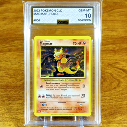 Pokemon Trading Card Game Classic Magmar CLC 006/034 AGS Gem-MT 10 Holo 2023 - Image 1