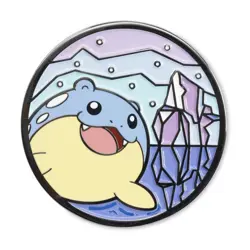 Pokemon Center Spheal Pokemon Monthly Pins: Habitat Pin (11 of 12) - Image 2