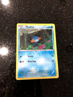 Pokemon TCG Mudkip Holo McDonald's 2015 Promo 5/12 LP - Image 1