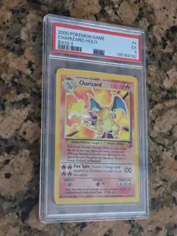 2000 POKEMON BASE SET 2 #4 004/130 CHARIZARD HOLO PSA 5 - Image 3