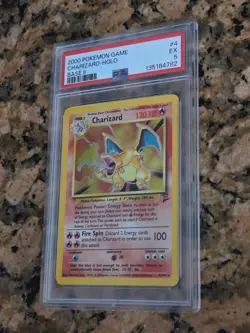 2000 POKEMON BASE SET 2 #4 004/130 CHARIZARD HOLO PSA 5 - Image 4