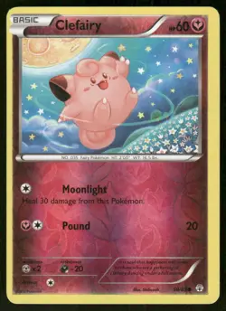 Pokemon Tcg Clefairy [Reverse Holo] #50 Pokemon Generations LP - Image 1