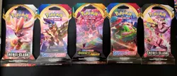 Pokemon Booster Pack Lot SWSH Rebel Clash Sword Shield Darkness Ablaze - Image 1