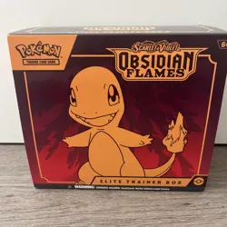 Pokemon: Scarlet & Violet: Obsidian Flames Elite Trainer Box *no promo or packs - Image 1