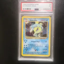 PSA 5 Gyarados Holo Base Set Pokemon TCG 1999 - Image 1