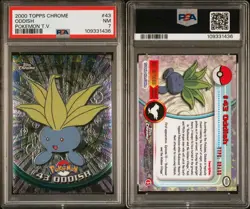 PSA 7 Oddish • Topps Chrome Pokemon TV 2000 - Image 1