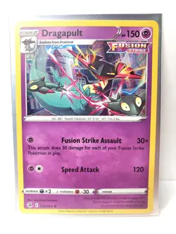 Pokemon TCG - Dragapult - 130/264 - Fusion Strike - Holo Rare - NM/MINT - Image 1