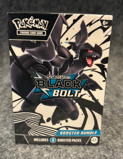 Pokemon TCG Scarlet and Violet Black Bolt Booster Bundle - 6 Packs - Sealed - Image 1