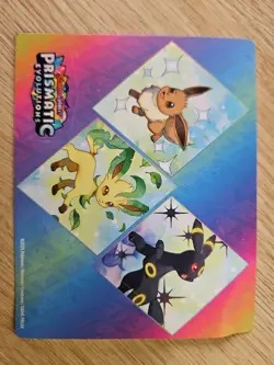 Pokemon Prismatic Evolutions Tech Stickers - 3 Sticker Sheets All 3 Sticker Arts - Image 2