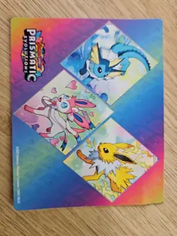 Pokemon Prismatic Evolutions Tech Stickers - 3 Sticker Sheets All 3 Sticker Arts - Image 3