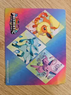 Pokemon Prismatic Evolutions Tech Stickers - 3 Sticker Sheets All 3 Sticker Arts - Image 4