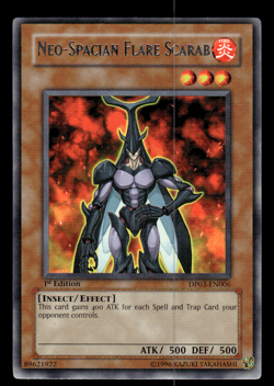 Yugioh Neo-Spacian Flare Scarab DP03-EN006 Rare 1st Edition - Image 1